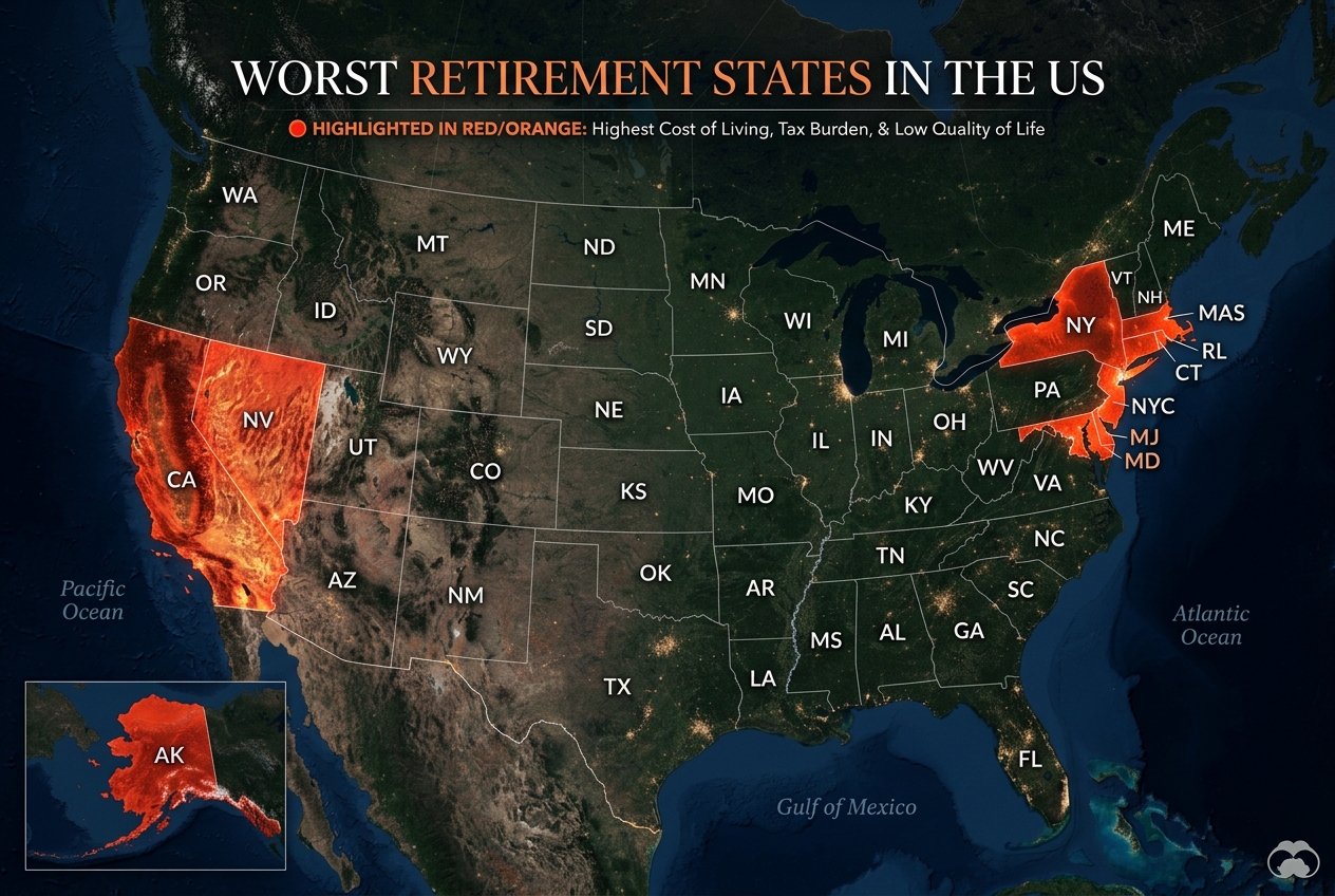 us bad retirement states